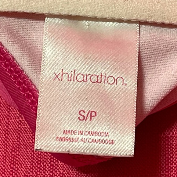 XHILARATION PINK BANDEAU BIKINI SIZE S - Picture 9 of 10